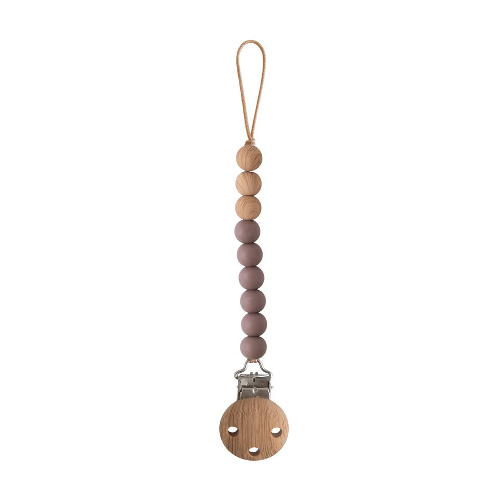 Mushie Pacifier Clips Eva Ash - Laadlee