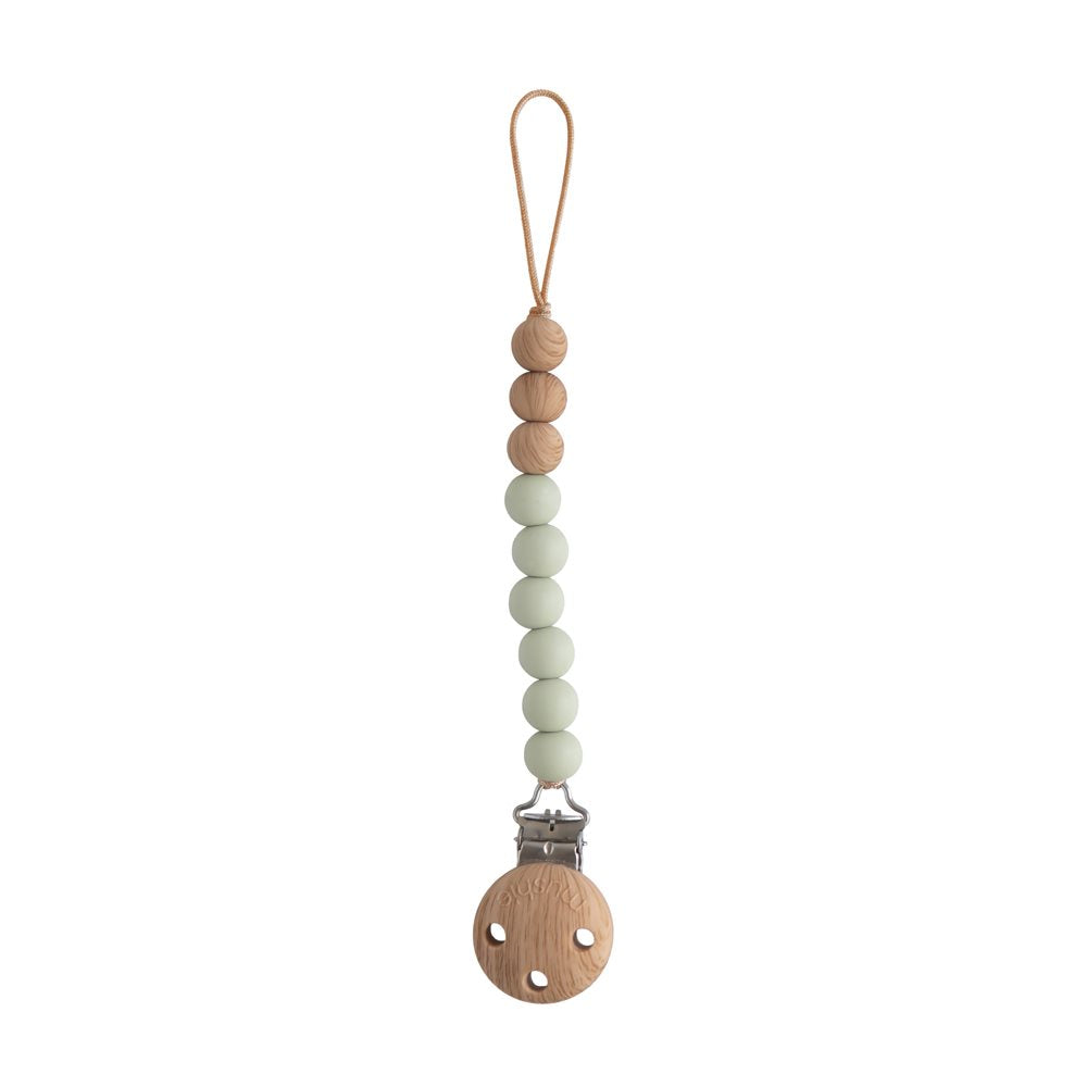 Mushie Pacifier Clips Eva Sage - Laadlee