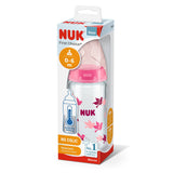 Nuk First Choice Plus Temperature Control Glass Bottle - 240ml