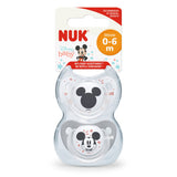 Nuk Disney Mickey Trendline Silicone Soother 0M-6M- Grey