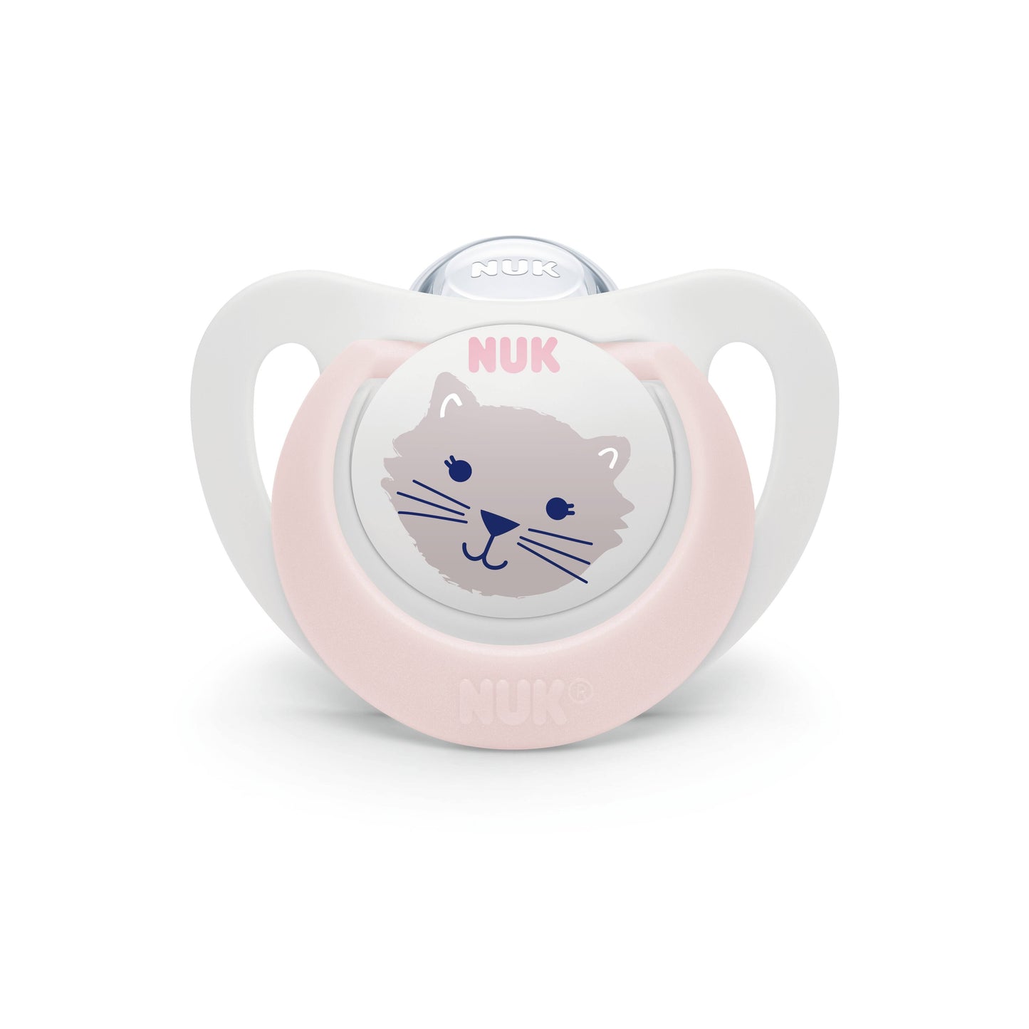 Nuk Star Silicone Soother Day & Night 0m-6m - Pack of 2