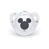 Nuk Disney Mickey Trendline Silicone Soother 0M-6M- Grey