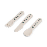 Done By Deer Foodie Cutlery Set Tiny Farm - Sand