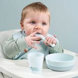 Done By Deer Bib W/Velcro Playground - Powder