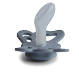 Frigg Butterfly Anatomical Silicone Baby Pacifier 6M-18M, Great Gray - Size 2 - Laadlee