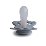 Frigg Lucky Symmetrical Silicone Baby Pacifier 6M-18M, Great Gray - Size 2 - Laadlee