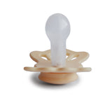 Frigg Lucky Symmetrical Silicone Baby Pacifier 6M-18M, Pale Daffodil - Size 2 - Laadlee