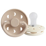Frigg Moon Phase Silicone Baby Pacifier 0-6M, 2Pack, Cream/Croissant - Size 1 - Laadlee