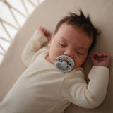 Frigg Moon Phase Silicone Baby Pacifier 0-6M, 2Pack, Cream/Sage - Size 1 - Laadlee
