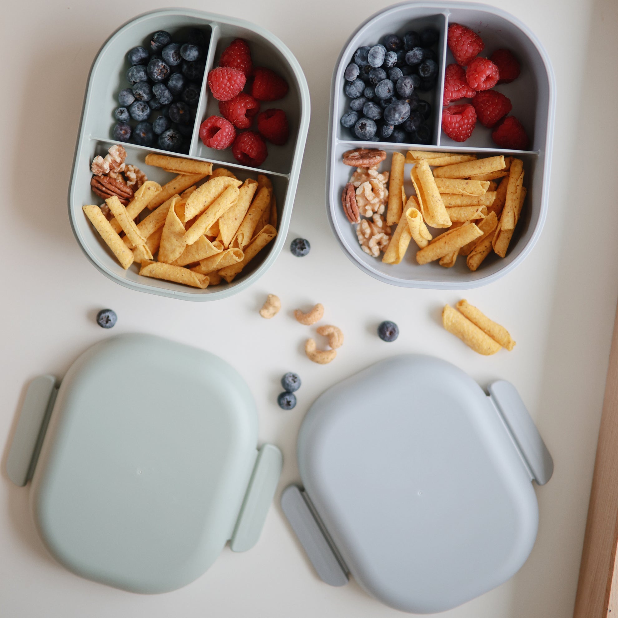Mushie Lunchbox Sage - Laadlee