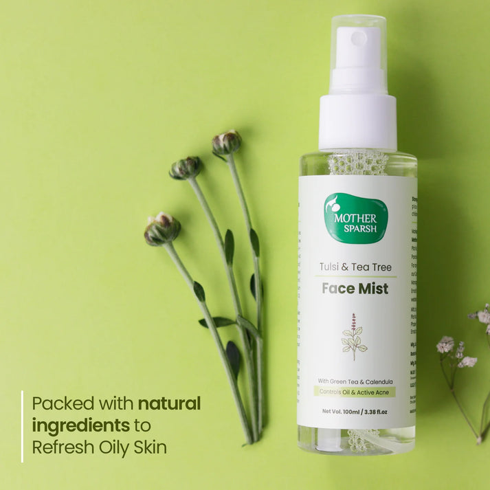 Mother Sparsh Tulsi & Tea Tree Face Mist - 100ml - Laadlee