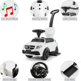 Factual Toys 3-in-1 Super Sport Ride-On Push Car - White