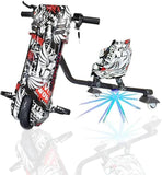 Factual Toys Electric 3 Wheel  Drifting Trike 36V- White