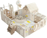 Factual Toys All-in-1 Luxury Kids Playpen With Multiple Activities - Sandal