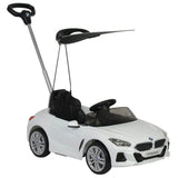 BMW Push Car With Canopy - White