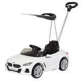 BMW Push Car With Canopy - White