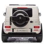 Mercedes-Benz G63 AMG 4X4 Ride-On Car 12V - White
