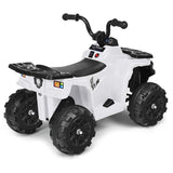 Factual Toys Kids Electric ATV Ride-On Quad Bike 6V - White
