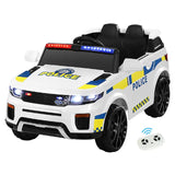 Factual Toys Kids Electric Police Car 911 (12V) - White