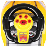 MYTS Mega Ride-On Push Car With Parent Handle And Safety Guard - Yellow