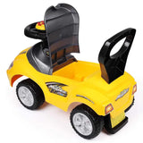 MYTS Mega Ride-On Push Car With Parent Handle And Safety Guard - Yellow