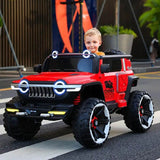 Factual Toys 2 Seater 4X4 Super Ride On Jeep 12V - Red