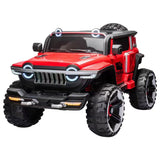 Factual Toys 2 Seater 4X4 Super Ride On Jeep 12V - Red