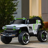 Factual Toys 2 Seater 4X4 Super Ride On Jeep 12V - White