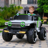 Factual Toys 2 Seater 4X4 Super Ride On Jeep 12V - White