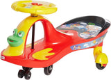 Factual Toys Swing Ride-On Car - Frog Red