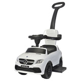 Mercedes-Benz Push Car With Handle - White