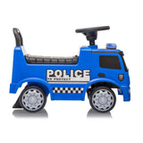 Mercedes Benz Police Pusher Car - Blue