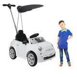 Fiat 3-In-1 Kids Pusher With Canopy - White