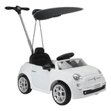 Fiat 3-In-1 Kids Pusher With Canopy - White