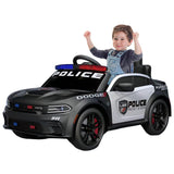 Factual Toys Kids Electric Police Car 911 (12V) - Black