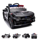 Factual Toys Kids Electric Police Car 911 (12V) - Black