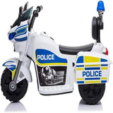 Factual Toys Police Powered Riding Motorbike 6V - White
