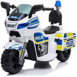 Factual Toys Police Powered Riding Motorbike 6V - White