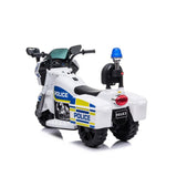 Factual Toys Police Powered Riding Motorbike 6V - White