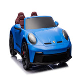 MYTS Boy's Porsche GT3 Licensed Electric Ride-On Car 12V - Blue