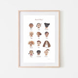 Mushie Poster Medium Feelings - Laadlee