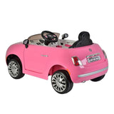 Fiat 500 Childrens Ride-On Electric Car -12V Pink