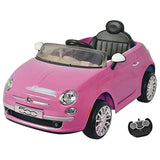 Fiat 500 Childrens Ride-On Electric Car -12V Pink