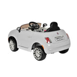 Fiat 500 Childrens Ride-On Electric Car -12V White