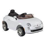 Fiat 500 Childrens Ride-On Electric Car -12V White