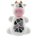 Flipper Oral Hygienic Set Fun Animal Kids Toothbrush With Holder - Cow