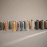 Mushie Finger Toothbrush Blush/Shifting Sand - Laadlee
