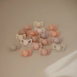 Frigg Lucky Symmetrical Silicone Baby Pacifier 0-6M, Pretty In Peach - Size 1 - Laadlee