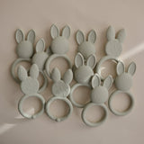 Mushie Teether Bunny Sage - Laadlee