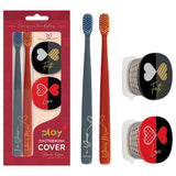 Flipper Soft Bristles Toothbrush with Cover & Flp Play Ilove 2i n 1 pack